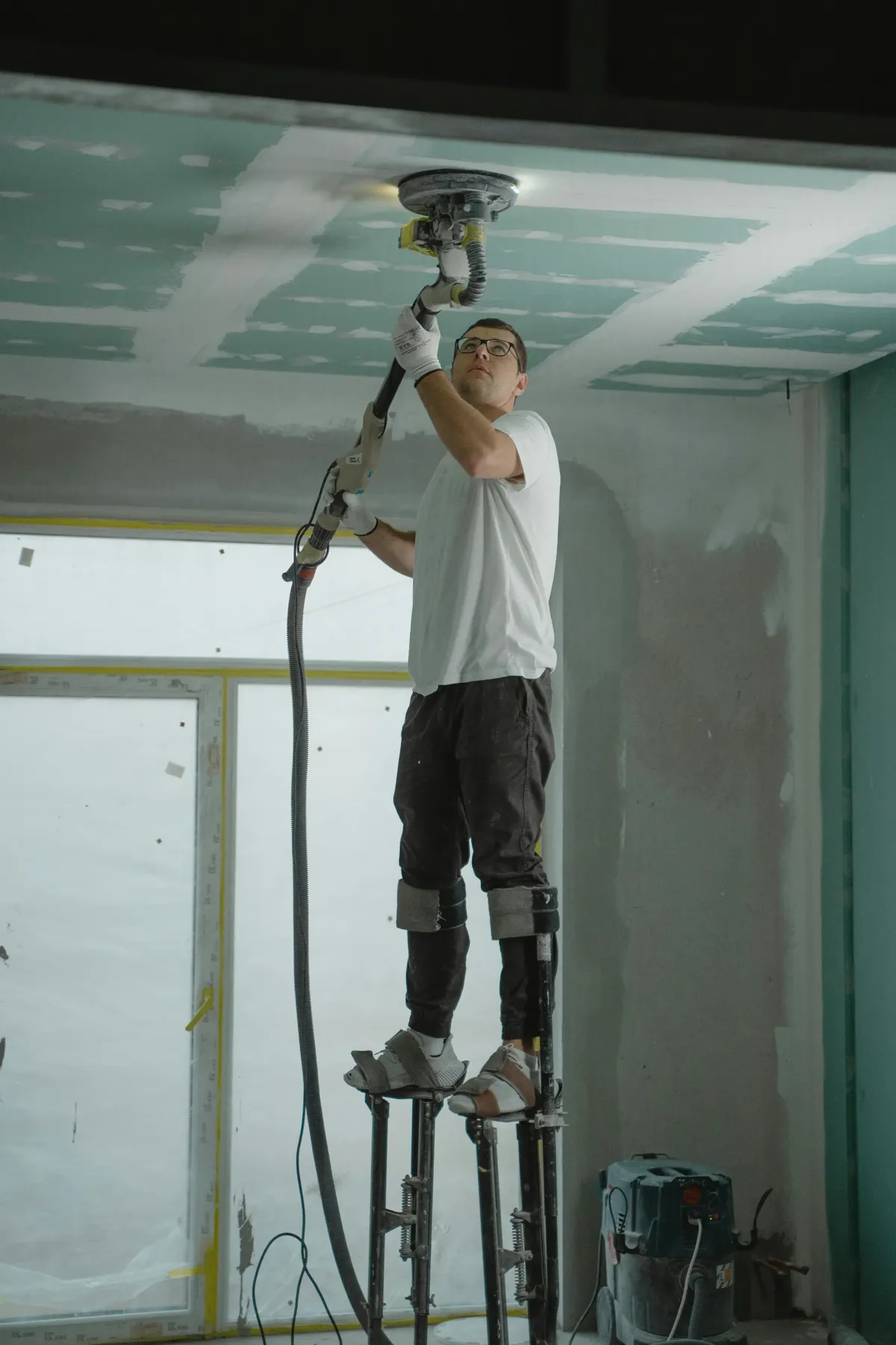 Handwerker auf der Baustelle
